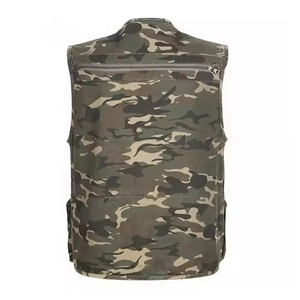 Gilet de chasse multifonctionnel en toile camouflage, coupe-vent, imperméable et respirant, à libération rapide, pour l'entraînement en extérieur - Product Image 2