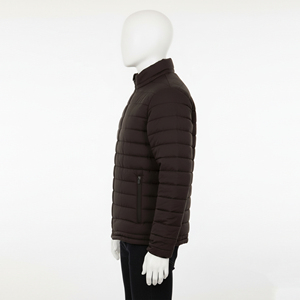 Best Quality <b>Cheap</b> Price OEM Service Men <b>Puffer</b> <b>Jacket</b> Custom Design Wholesale Stand Collar Embroidery Front Logo Winter - Product Image 3
