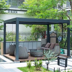 Toit bioclimatique motorisé intelligent de luxe <span class=keywords><strong>en</strong></span> aluminium avec té<span class=keywords><strong>l</strong></span>écommande, imperméable, pour balcon, <span class=keywords><strong>jardin</strong></span>, patio, gazebo - Product Image 5