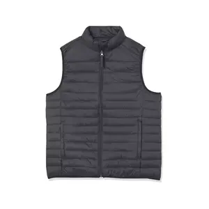 Chaleco Acolchado Sin Mangas para Hombre, Chaqueta de Invierno de Alta Calidad, Cómoda y Transpirable, con Logotipo Personalizado, Venta Directa de Fábrica - Product Image 1