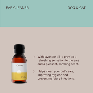 Bulk Exporter Selling Top Quality Natural Ingredients Sofure Ear Cleaner with Natural Extracts 100ml for Dogs and Cats - Product Image 2