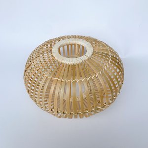 Handmade Bamboo Pendant Lamp <b>Shade</b> Woven Hanging Lampshade Natural Fiber Ceiling <b>Light</b> Cover <b>Boho</b> Home Decor - Product Image 6