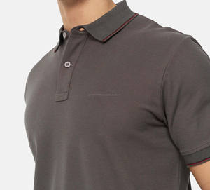 Camisas de impresión de sensación de algodón Unisex de alta calidad 100% poliéster ligero Polo camiseta Logo impresión - Product Image 3