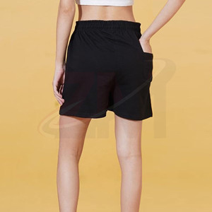 Nueva Colección Verano 2026, Shorts Deportivos para Mujer, 100% Algodón, Logotipo Bordado, Transpirables, de Secado Rápido, Cintura Elástica, Casuales - Product Image 2