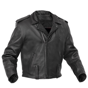 High Quality Customizable Winter Men's Vintage Motorcycle Jackets Turn Down Collar Genuine Leather Riding Biker <b>Coat</b> - Product Image 1