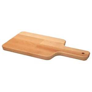 Planche à découper rectangulaire en bois d'acacia, finition lisse, pliable, légère, durable, antibactérienne, passe au lave-vaisselle, pour la cuisine - Product Image 2