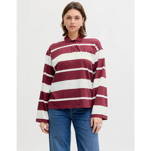 Polo a Rayas Personalizado para Hombre 2026, Polo Deportivo a Rayas de Manga Larga de Alta Calidad, Camiseta a Rayas Personalizada para Mujer OEM - Product Image 4