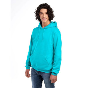 Sweat-shirt à capuche en polaire rouge pour homme, vente en gros pour les acheteurs de vêtements en gros, pull en polaire doux en mélange coton-polyester - Product Image 3