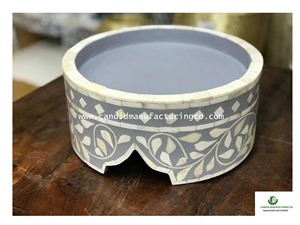 Base Redonda para Pastel Hecha a Mano de Resina Amarilla Ecológica, Soporte para Exhibición de Postres para Decoración de Mesa en Bodas y Fiestas - Product Image 5
