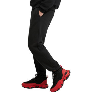 Pantalon de survêtement tricoté à taille élastique avec cordon de serrage, décontracté, pour l'automne, avec poches latérales, respirant, poids moyen - Product Image 4