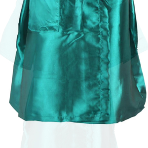Cape de coiffure personnalisée à faible MOQ avec logo, robe de spa/barbier kimono en polyester avec poche pour les clients de salon de beauté - Product Image 3