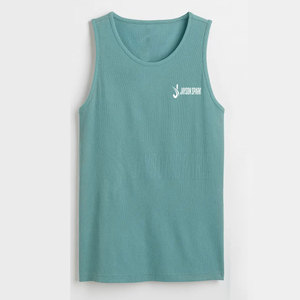 Men's Casual Athletic Tank Top 100% Cotton Quick Dry Breathable O-Neck Sleeveless Gym Workout Tops - Product Image 1