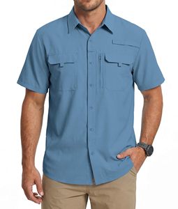 Camisas de Pesca Personalizadas de Manga Larga para Hombre, Camisa de Pesca con Capucha, Protección UV UPF 50, Camisas de Pesca con Capucha y Logotipo Personalizado - Product Image 1