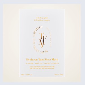 แผ่นมาส์กหน้าไฮยาลูรอน แทปอมิ ไฮยาลูรอน แทม ชีท มาส์ก 10 แผ่น ผลิตในเกาหลี ด้วยกรดไฮยาลูโรนิก สำหรับการดูแลผิวแบบเกาหลี (K-Beauty) - Product Image 4