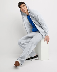 Sweat à capuche slim fit pour homme avec grande poche et cordon de serrage, impression numérique, couleur unie, basiques entièrement personnalisables - Product Image 2