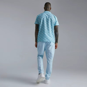 Camisa para Hombre con Estampado 3D, Manga Corta, Cuello en V Cubano, Estilo Hawaiano, Holgada, para Vacaciones de Verano y Playa - Product Image 4