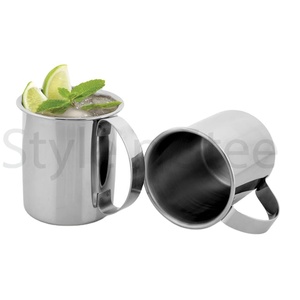 แก้วสแตนเลสทรงตรงแบบใช้ซ้ำได้ แก้วเบียร์สแตนเลสแบบฝ้าสำหรับงานซับลิเมชั่น เก็บความเย็น - Product Image 1