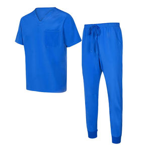 Uniforme Médico de Alta Calidad para Hombre, Uniforme de Enfermería para Clínica y Hospital, Conjunto de 2 Piezas con Pantalones y Logotipo Personalizado - Product Image 2