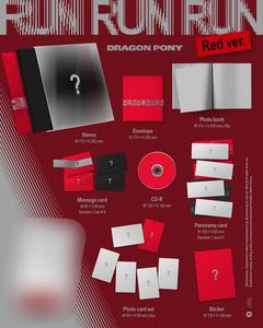 DRAGON PONY - [RUN RUN RUN] 3er EP, ÁLBUM KPOP, ÉXITO DE VENTAS EN COREA - Product Image 4