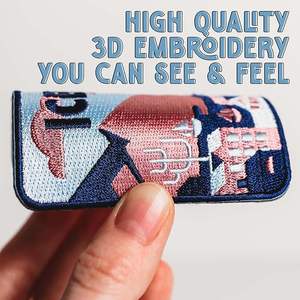 Patch thermocollant - Vestes, sacs à dos, vêtements - Badge souvenir de voyage - Broderie Récif Corallien à coudre ou à repasser - Product Image 5