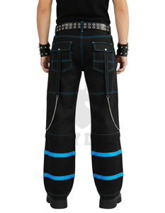 กางเกงสไตล์โกธิคเอวสูงทรงหลวมมีกระเป๋าหลายช่องสำหรับสตรีทแวร์ - Product Image 2