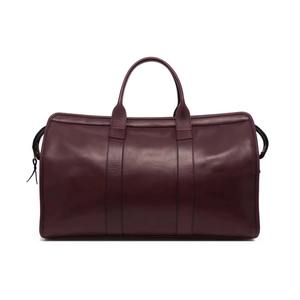 DERVO INTERNATIONAL INDUSTRY Bolso de Viaje de Fin de Semana Grande, Duradero, Ligero, Elegante y de Alta Calidad, Unisex, de Cuero Negro - Product Image 2