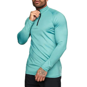 T-shirt de compression personnalisé en gros pour hommes – Respirant, séchage rapide, confortable, idéal pour le sport et la gym (Rash Guard) - Product Image 2