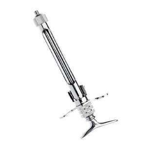 Seringue aspirante pliable en acier inoxydable de qualité supérieure pour instruments chirurgicaux dentaires, 2,2 ml, certifiée CE, marque Britton, manuelle - Product Image 4