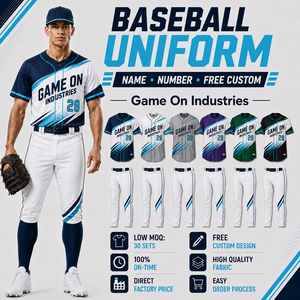 Matériel respirant au toucher doux, nouvelle arrivée, sur mesure, créez votre propre uniforme de baseball tendance et flexible, vêtements de sport - Product Image 1