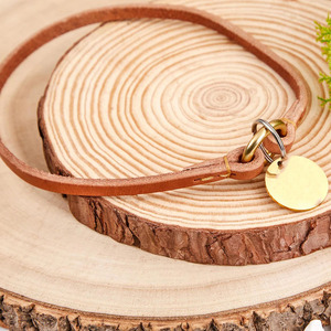 Handmade premium Leather <b>Braided</b> Dogs pet Collars designed with <b>braided</b> leather for elegance and lasting durability in low price - Product Image 1