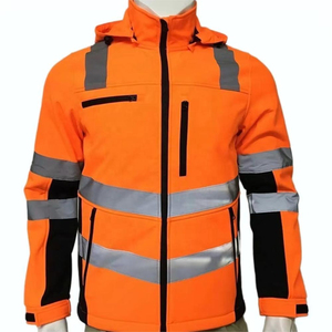 Sudadera con Capucha de Seguridad Reflectante de Alta Visibilidad, Impermeable, de Algodón y Poliéster para Hombre, con Luces LED Personalizadas, Nuevo Diseño de Alta Calidad - Product Image 1