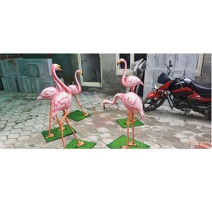 Best Quality FRP <b>Flamingo</b> Statue Handcrafted Garden Decor for <b>Hotels</b> Resorts Parks and Outdoor Display Available For Sale - Product Image 1