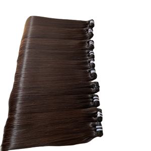 Super Double Drawn <b>Clip</b> Bone Straight <b>Hair</b> <b>Extension</b> 100% Raw Vietnamese Single Donor Wholesale Price Virgin <b>Hair</b> - Product Image 1