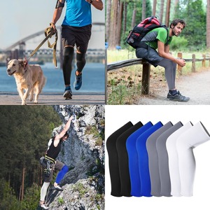 WARPRO - Mangas de Compresión Largas para Piernas, Antideslizantes, Soporte Deportivo para Correr, Baloncesto, Fútbol, Ropa Personalizada OEM - Product Image 4