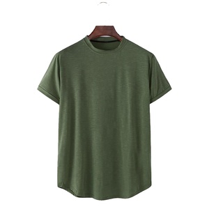 เสื้อยืดผ้าฝ้าย100% ลำลองสำหรับผู้ชายเสื้อยืดพิมพ์ลายทรงหลวมน้ำหนักมากแบบออกแบบได้ตามต้องการ - Product Image 4