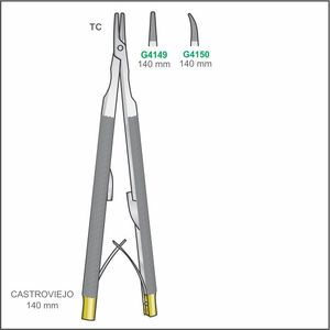 Porte-aiguille en carbure de tungstène en acier inoxydable, instruments chirurgicaux ophtalmiques, forceps de précision de qualité supérieure pour la chirurgie oculaire - Product Image 3