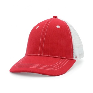 Casquettes de camionneur sportives unisexes à 6 panneaux en maille, polyester vierge, pas cher - Product Image 1