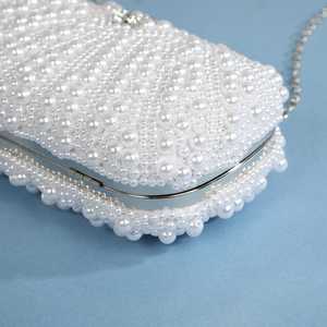 Bolso de Mano Bordado de Bajo Costo con Trabajo Manual Artístico Tradicional para Bodas, Fiestas y Uso Festivo, Bolso de Mano Bordado de Moda - Product Image 6
