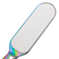 Fichier Pedi en acier inoxydable fabriqué au Pakistan de haute qualité outils de soin des pieds Double face Portable Durable Six Options de couleur n'importe quel
