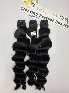 Extensiones de cabello humano vietnamita virgen súper doble dibujado Onda natural Trama doble Precio al por mayor Cabello crudo - Product Image 5