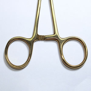 Porte-aiguilles manuel à double action SIMAECO SM-101, classe I, 15 cm, 18 cm, courbé, mâchoires de 0,4 mm, instruments de chirurgie plastique - Product Image 4