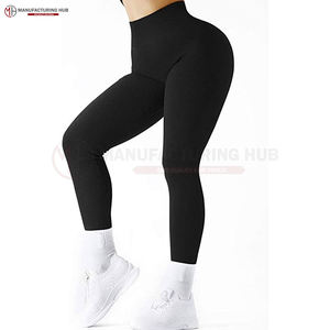 Leggings de Cintura Alta para Mujer, Tejidos y Transpirables, Ropa Deportiva de Color Sólido, Último Estilo, Tejido de Cintura Alta - Product Image 5