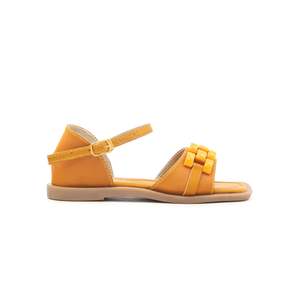Sandalia de tacón amarillo KD7422 para niñas sandalia formal - Product Image 2