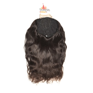 Perruque indienne Remy vierge à double trame, densité totale, pointes alignées, qualité supérieure, vente en gros, Deep Wave pour femmes - Product Image 1