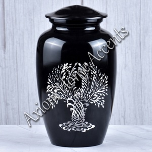 Modern Aluminum Cremation Urn With Unique Craftsmanship Elegant <b>Memorial</b> <b>Keepsake</b> by Axiom Home Accents - Product Image 6