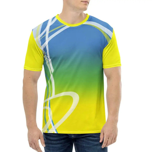 Camisetas Sublimadas con Diseño/Logotipo Personalizado, Nueva Llegada 2026, Camisetas de Manga Corta con Sublimación Completa para Hombre - Product Image 1