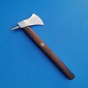 Carbon Steel Camping Hand Axe Hatchet with Durable Wooden Handle Portable Outdoor <b>Tool</b> for Bushcraft Hiking Wood Cutting - Product Image 1