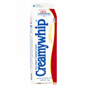 Mejor Oferta Crema No Láctea al por Mayor Fabricación OEM/ODM HALAL Crema Cremosa Blanca No Láctea para Repostería 1KG Postres - Product Image 1