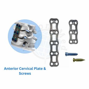 Placa Cervical Anterior de Acero, Sistema de Implantes Ortopédicos, Fijación Manual de Columna Cervical, Juego de Instrumentos Quirúrgicos Reutilizables y Duraderos - Product Image 6