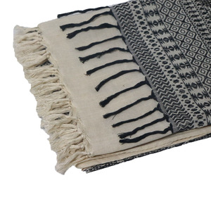 Serviette turque 100% coton, serviette jacquard Fouta avec votre logo et design personnalisés au prix le plus bas, fabricant en Inde. - Product Image 3